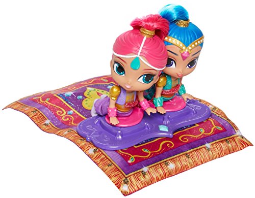 Shimmer and Shine DGL84 Magic Flying Carpet Elektronische Puppe Spielset - Fisher Price Nickelodeon Spielzeug von Fisher-Price