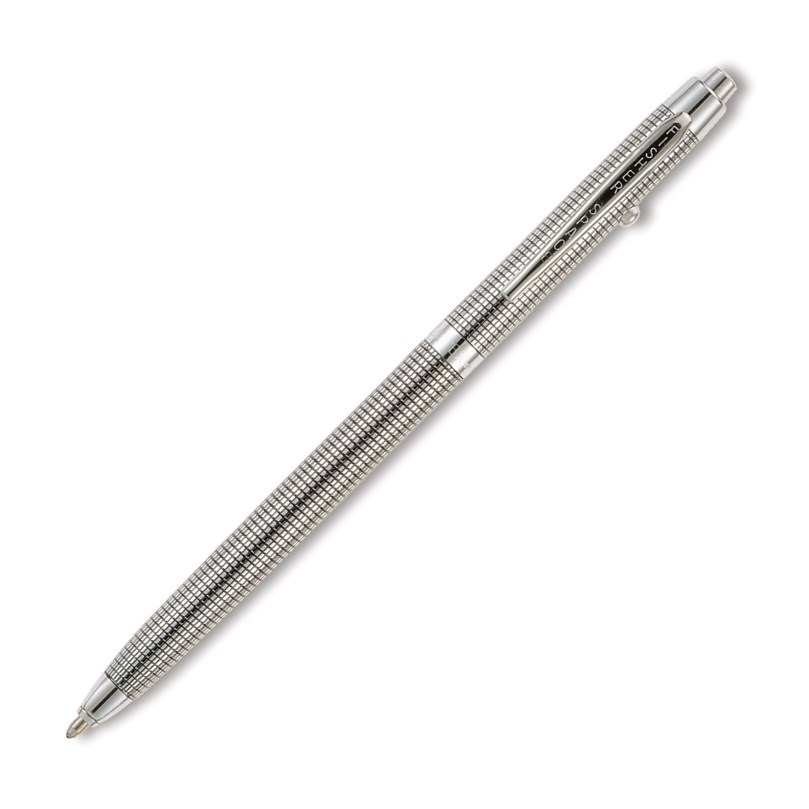 Fisher Kugelschreiber Shuttle Pen Karo-Design schwarz von Fisher