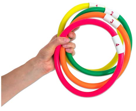 Fitfix Ultimative Tauchringe für den Pool 4er Set: Tauchen Sie tief in den Spaß mit leuchtenden Farben ein - 4er Set Tauchringe Fitfix Ultimative Tauchringe für den Pool 4er Set: Tauchen Sie tief in den Spaß mit leuchtenden Farben ein - 4er Set Tauchringe von Fitfix