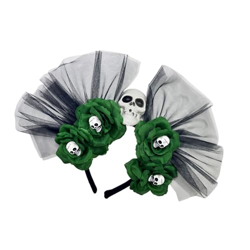 Day of the Deads Kopfschmuck Totenkopf Blume Krone Stirnband Halloween Cincos des Mayoes Party Kostüme für Damen Geschenke Blumenkrone Stirnband Day of the Deads Kopfschmuck Totenkopf Blume Krone Stirnband Halloween Cincos des Mayoes Party Kostüme für Damen Geschenke Blumenkrone Stirnband von Fitooles