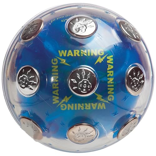 Elektronisches Reaktionsspiel – Interaktiver Stressball mit Impulsfunktion | Wiederverwendbares Partyspielzeug aus ABS-Kunststoff, Praktisches Unterhaltungszubehör für Gruppenaktivitäten (Blue) von Fitooles