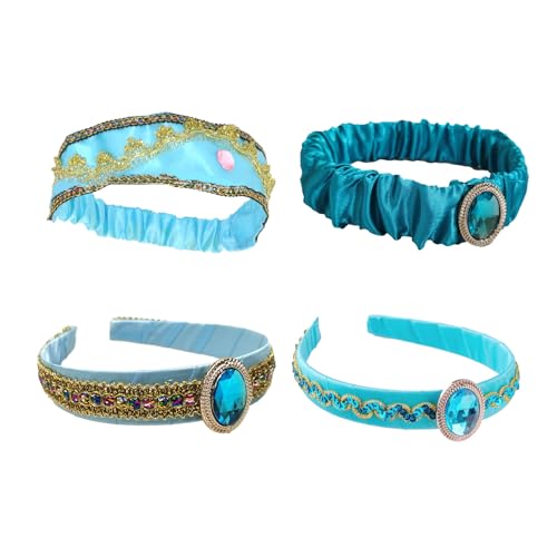 Fitooles Arabische Prinzessin Haarbänder für Cosplay Cartoon Prinzessin Stirnband Kopfschmuck Geburtstag Party Photo Booth Fitooles Arabische Prinzessin Haarbänder für Cosplay Cartoon Prinzessin Stirnband Kopfschmuck Geburtstag Party Photo Booth von Fitooles