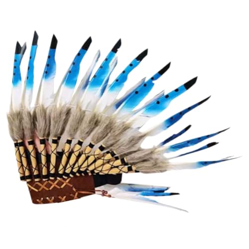 Fitooles Handgefertigter Kopfschmuck, ethnisch, indisch, Kokoshnik, farbenfroher Stamm Fitooles Handgefertigter Kopfschmuck, ethnisch, indisch, Kokoshnik, farbenfroher Stamm von Fitooles