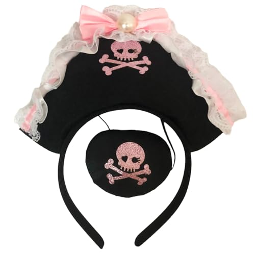 Fitooles Piraten-Haarbänder, Foto-Requisiten, Halloween-Augenklappe, Stirnbänder, Party-Kopfschmuck, lustige Stirnbänder für Musik Fitooles Piraten-Haarbänder, Foto-Requisiten, Halloween-Augenklappe, Stirnbänder, Party-Kopfschmuck, lustige Stirnbänder für Musik von Fitooles