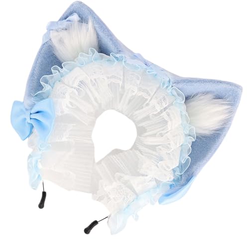 Weiches Plüsch-Katzenohr-Stirnband mit Schleifenakzent, modisches Haar-Accessoire, geeignet für Erwachsene und Kinder, Kostüme, Halloween, Tierohr-Kopf-Zubehör Weiches Plüsch-Katzenohr-Stirnband mit Schleifenakzent, modisches Haar-Accessoire, geeignet für Erwachsene und Kinder, Kostüme, Halloween, Tierohr-Kopf-Zubehör von Fitooles