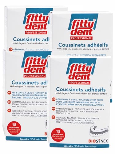 Fittydent Box mit 15 Klebepads von Fitty dent 4 Boxen Fittydent Box mit 15 Klebepads von Fitty dent 4 Boxen von Fitty dent