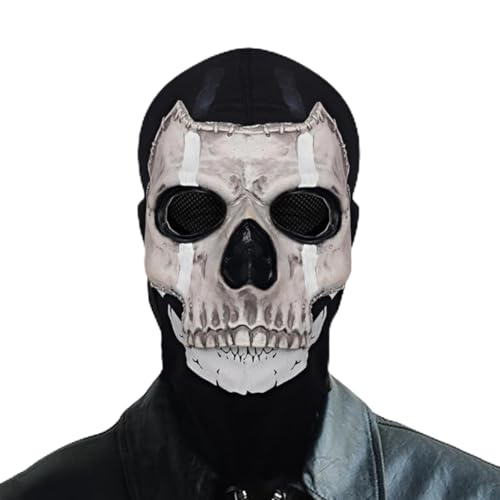 FiveMileBro Geistermaske Call of Duty MW2 Grusel Schädel Vollgesichtsmaske für Halloween Cosplay Karneval FiveMileBro Geistermaske Call of Duty MW2 Grusel Schädel Vollgesichtsmaske für Halloween Cosplay Karneval von FiveMileBro