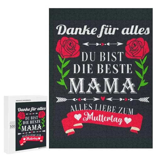 Geschenke Für Mama Geschenk Puzzle Für Erwachsene，Muttertagsgeschenk Für Mama，Geburtstagsgeschenk Für Mama，-teiliges DIY Puzzles，Geschenke Für Frauen Geschenk（dvenuz3r63yc ） (Hautfarben, 500 PCS) von Fivelake
