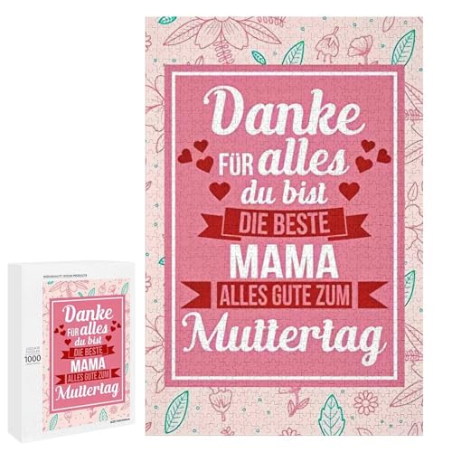 Geschenke Für Mama Geschenk Puzzle Für Erwachsene，Muttertagsgeschenk Für Mama，Geburtstagsgeschenk Für Mama，1000 PCS-teiliges DIY Puzzles，Geschenke Für Frauen Geschenk（dvenmvpf5ecm） von Fivelake