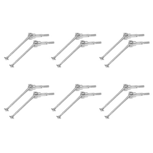 Fivetwofive 12 Stücke Metall Vordere Antriebswelle CVD 0090 für 12428 12423 1/12 RC Auto Crawler Kurzen Kurs Upgrade Teile von Fivetwofive