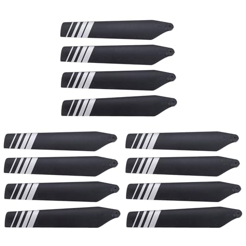 Fivetwofive 12Pcs C127 Hauptklinge für Stealth Hawk Pro C127 RC Hubschrauber Flugzeug Drone Ersatzteile Zubehör von Fivetwofive