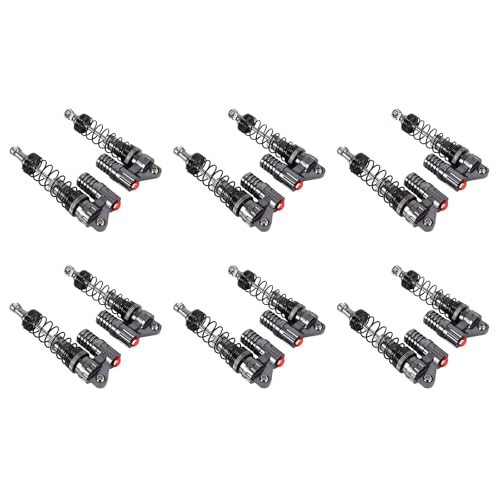 Fivetwofive 12x 1:10 Rc Crawler Hydraulischer Stoß DäMpfer Alu Rc Stoß DäMpfer für 1/10 Axial Scx10 90022 90028 90021 D90 von Fivetwofive