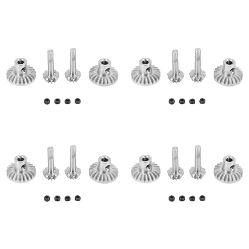 Fivetwofive 16 Stück Stahl Vorder und Achse Zahnrad Antrieb Welle Zahnräder Set für B24 B36 C14 C24 MN D90 MN99S Upgrade Teile von Fivetwofive