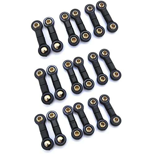 Fivetwofive 18 Stück Verbinder Links Rod für B16 B36 Rc Auto Hinterachse Wippe Kopf Stange Upgrade Teile von Fivetwofive