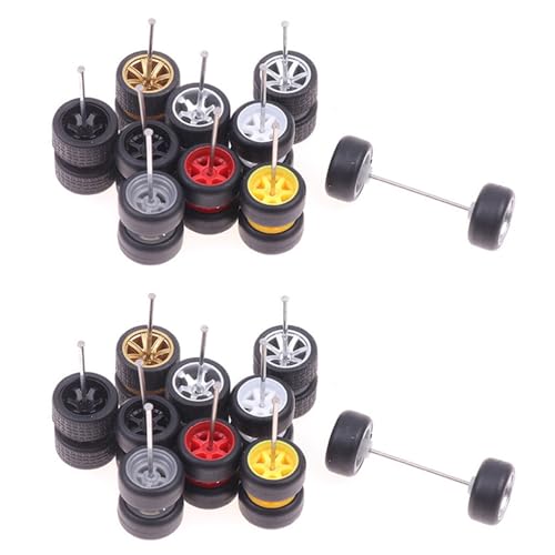 Fivetwofive 20 Sätze 1/64 Offroad-/Gummireifen 18,3 mm Abnehmbarer Reifen für Rad 1:64 RC-Truck-Modell Off-Road-SUV Zufällige Farbe Fivetwofive 20 Sätze 1/64 Offroad-/Gummireifen 18,3 mm Abnehmbarer Reifen für Rad 1:64 RC-Truck-Modell Off-Road-SUV Zufällige Farbe von Fivetwofive