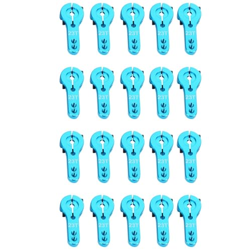 Fivetwofive 20 StüCke 23 T Metall Servo Arm Horn mit Schrauben für 1/10 RC Auto Teile Zubehör von Fivetwofive