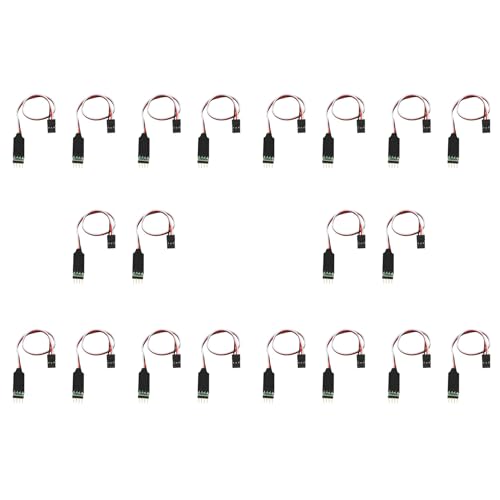 Fivetwofive 20 StüCke 3CH 3-Kanal LED Lampe Lichterteuerung Schalter Panel für 1/10 1/8 RC Modellauto Axial SCX10 Trx4 von Fivetwofive