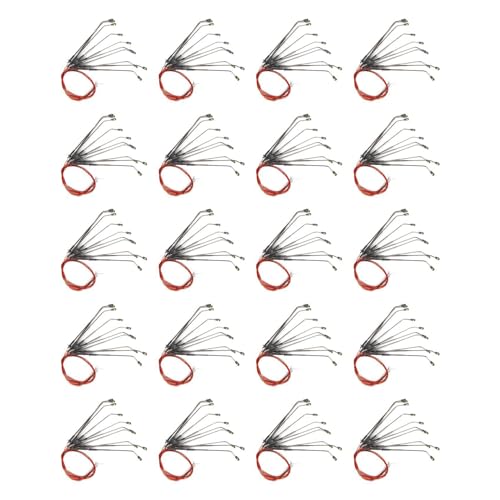 Fivetwofive 200 Stueck Hoehe 8cm Modell Strassenlaterne Beleuchtung Single Fuer Modelleisenbahn-Landschaft von Fivetwofive