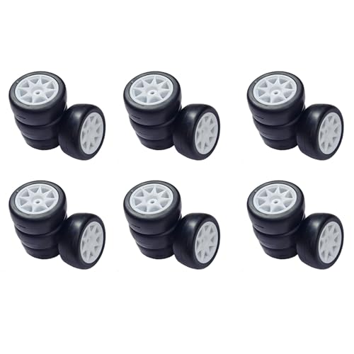 Fivetwofive 24 StüCke 58mm Reifen 12mm Hex mit Schwamm für 1/10 1/12 RC Drift Auto 3Racing M5 MST M04 M05 von Fivetwofive