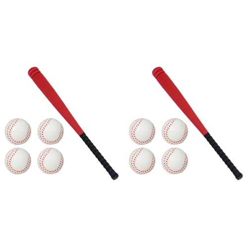 Fivetwofive 2X Kinder-Baseballschläger- und Ball-Set, Kunststoff-Baseballspiel, Sport, Baseball-Spielset, Sport für Den Außenbereich, Hinterhof A Fivetwofive 2X Kinder-Baseballschläger- und Ball-Set, Kunststoff-Baseballspiel, Sport, Baseball-Spielset, Sport für Den Außenbereich, Hinterhof A von Fivetwofive
