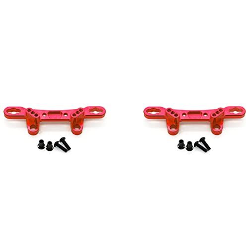 Fivetwofive 2X Metall Stoßdämpfer Brücke Vorne Hinten für Tt02 Tt-02 Tt02T 1/10 Rc Auto Upgrade Teile von Fivetwofive