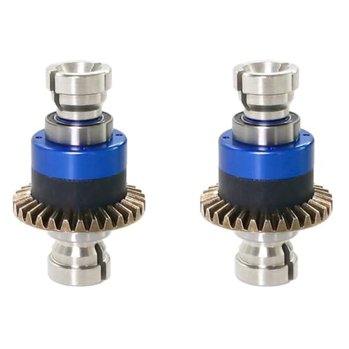 Fivetwofive 2X Metalldifferential für Arrma 1/18 /Grom/GROM 1/14 Mini Mojave/GROM RC Auto-Upgrade-Teile Zubehör Blau von Fivetwofive