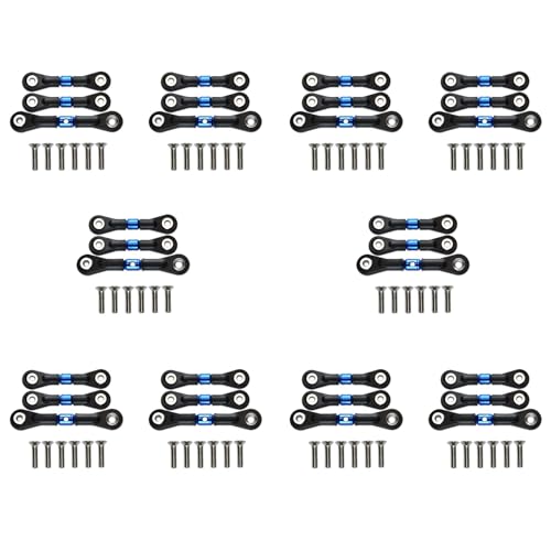 Fivetwofive 30 Lenkstange Servostange für TT-02 TT-02T TT02 TT02T 1/10 RC Auto Upgrade Teile Zubehör,Blau von Fivetwofive