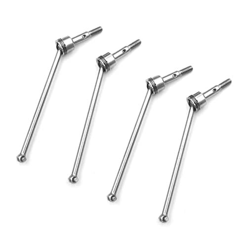 Fivetwofive 4 Stück Metall Antrieb Welle CVD für 1/10 104009 1/12 12402-A 12401 12403 12404 12409 RC Auto Upgrade Teile von Fivetwofive
