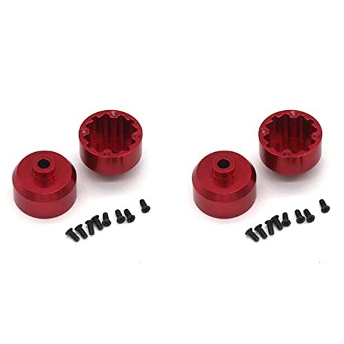 Fivetwofive 4 Stück Metall Differential Gehäuse Gehäuse EA1048 für JLB Racing Cheetah 11101 21101 J3 Speed 1/10 RC Auto Upgrade Zubehör Teile,A von Fivetwofive