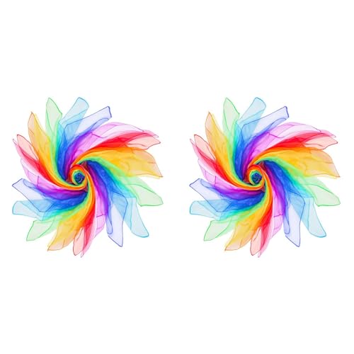 Fivetwofive 48 StüCk Jonglierschals für Kinder, Tanzschals für Den Musikunterricht, Rhythmusschals, Spielseiden für Kinderbewegung Fivetwofive 48 StüCk Jonglierschals für Kinder, Tanzschals für Den Musikunterricht, Rhythmusschals, Spielseiden für Kinderbewegung von Fivetwofive