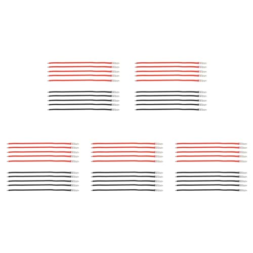 Fivetwofive 50 Stück 16AWG Silikon Draht mit 4,0 mm Stecker Stecker Länge 10 cm für 380 390 540 550 775 795 Bürsten Motor Anschluss Kabel von Fivetwofive