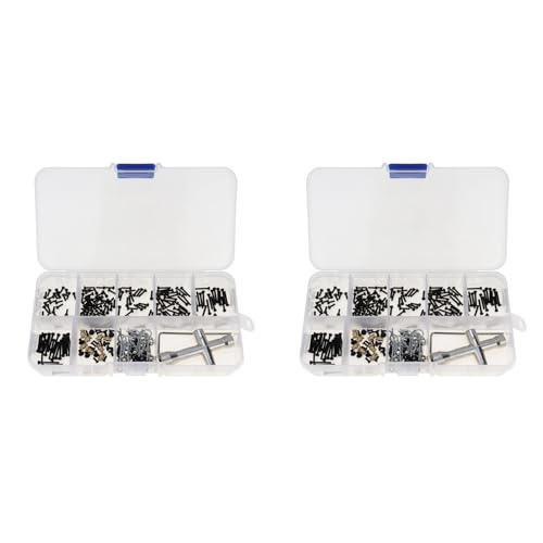 Fivetwofive 504 Stücke M1.4 Schrauben Befestigungssatz Hülse Sechskantschlüssel Reparaturwerkzeuge für Axial SCX24 1/24 RC Crawler Autoteile Zubehör von Fivetwofive