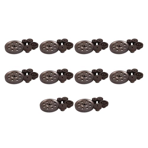 Fivetwofive 50x Differential Haupt Metall Stirn Rad 64T 17T 21T 26T 29T Motor Getriebe RC Auto Teil für 1/10 RC Auto Truck 94111 von Fivetwofive