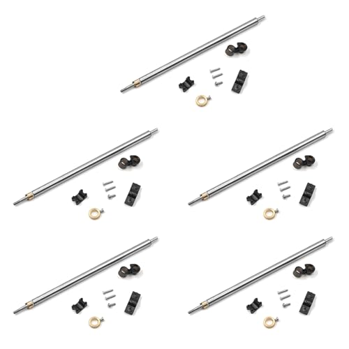 Fivetwofive 5X FT011-12 Stahl Tube Rohr Baugruppe Metallwelle Teil Komponente für FT011 RC Boot Schnellboot Zubehör von Fivetwofive