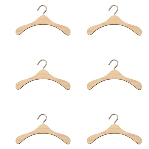 Fivetwofive 60pcs Hoelzerne Kleiderbuegel Fuer 1/4 BJD Puppen von Fivetwofive