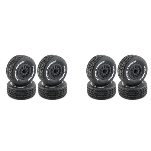 Fivetwofive 8 StüCk 112 mm 1/10 Short Course Truck Reifen Reifen Rad mit 12 mm Sechskant für Slash Arrma SENTON VKAR 10SC RC Car von Fivetwofive