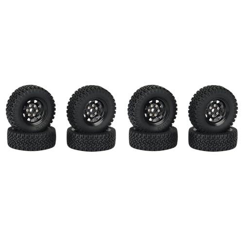 Fivetwofive 8 Stück 1,55 Metall Perlenverschluss Felge Reifen Satz für 1/10 RC Crawler Auto Axial Jr 90069 D90 CC01 LC70 MST,2 von Fivetwofive