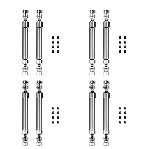 Fivetwofive 8PCS Metall CVD Antriebswelle 110-160mm für 1/10 RC Rock Crawler Axial SCX10 90046 Trx4, von Fivetwofive