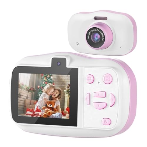 Fivetwofive Kinderkamera Wasserdicht 1080P Mini Selfie Kinderspielzeug Digitalkameras 32G Video-Camcorder Spielzeug Kindergeburtstagsgeschenk - Langlebig, Einfach zu Bedien von Fivetwofive