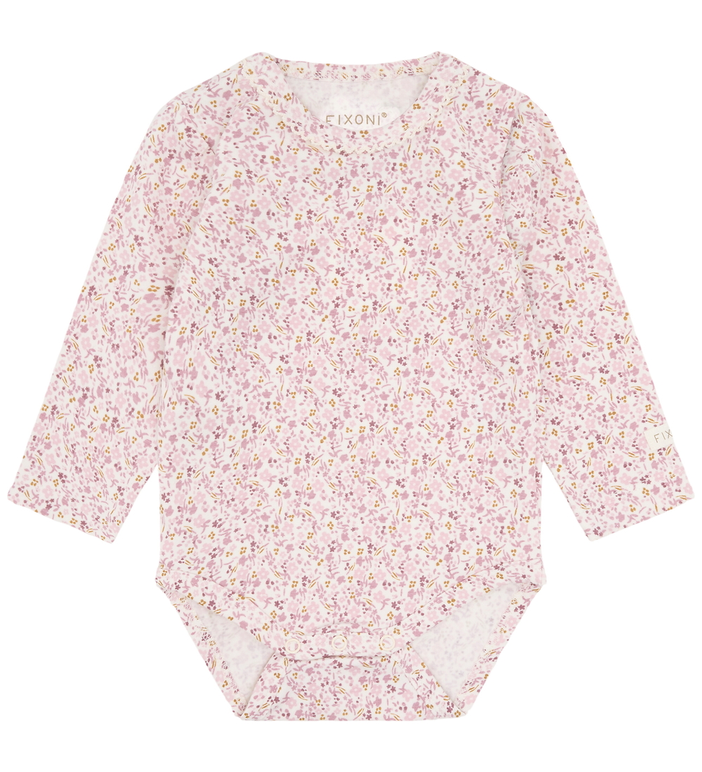 Fixoni Body l/ä - Pale Lilac m. Blumen - Fixoni - 68 - Body L/Ä Fixoni Body l/ä - Pale Lilac m. Blumen - Fixoni - 68 - Body L/Ä von Fixoni