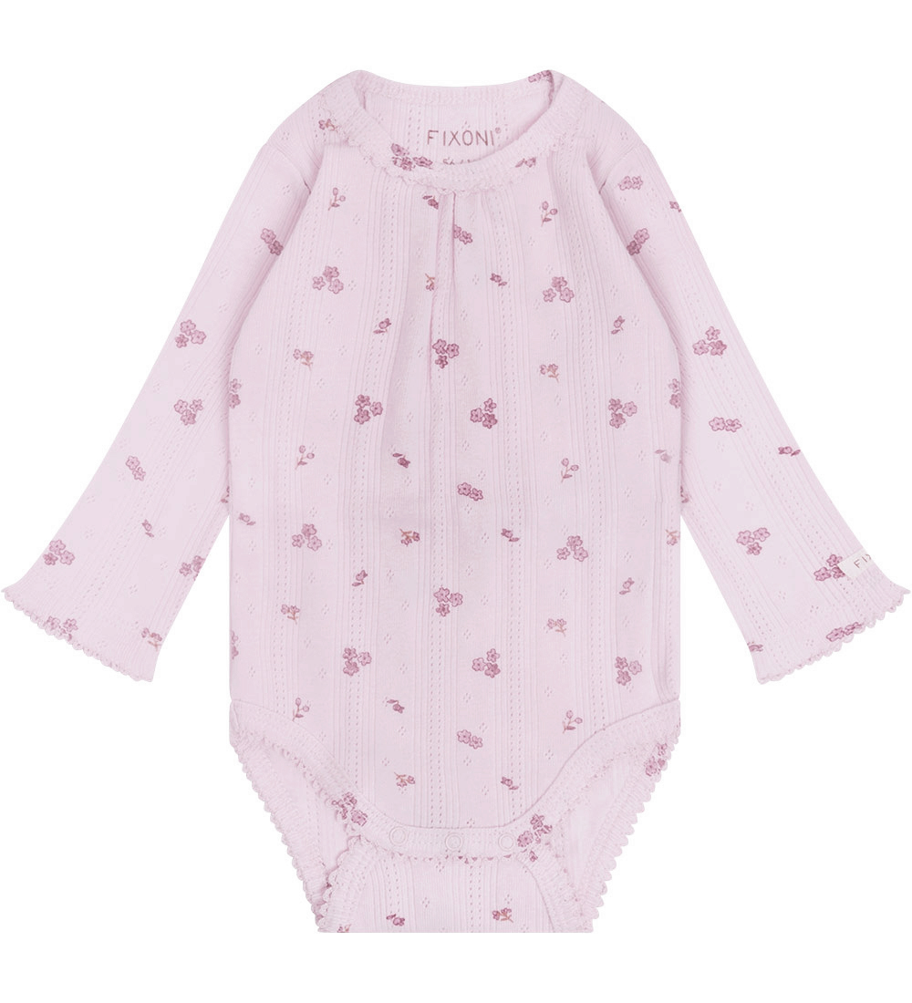 Fixoni Body l/ä - Pale Lilac m. Lochmuster - Fixoni - 68 - Body L/Ä Fixoni Body l/ä - Pale Lilac m. Lochmuster - Fixoni - 68 - Body L/Ä von Fixoni
