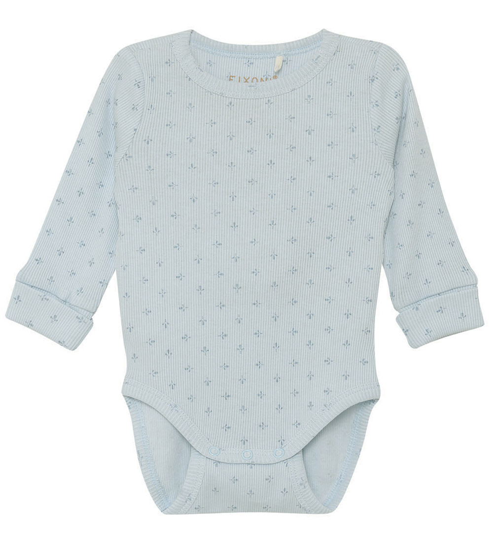 Fixoni Body l/ä - Rib - Arctic Ice m. Print - Fixoni - 68 - Body L/Ä Fixoni Body l/ä - Rib - Arctic Ice m. Print - Fixoni - 68 - Body L/Ä von Fixoni