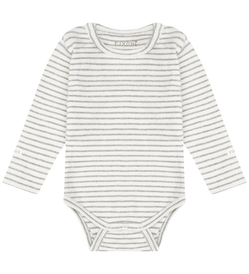 Fixoni Body l/ä - Rib - Flintgrau Melange - Fixoni - 62 - Body L/Ä Fixoni Body l/ä - Rib - Flintgrau Melange - Fixoni - 62 - Body L/Ä von Fixoni