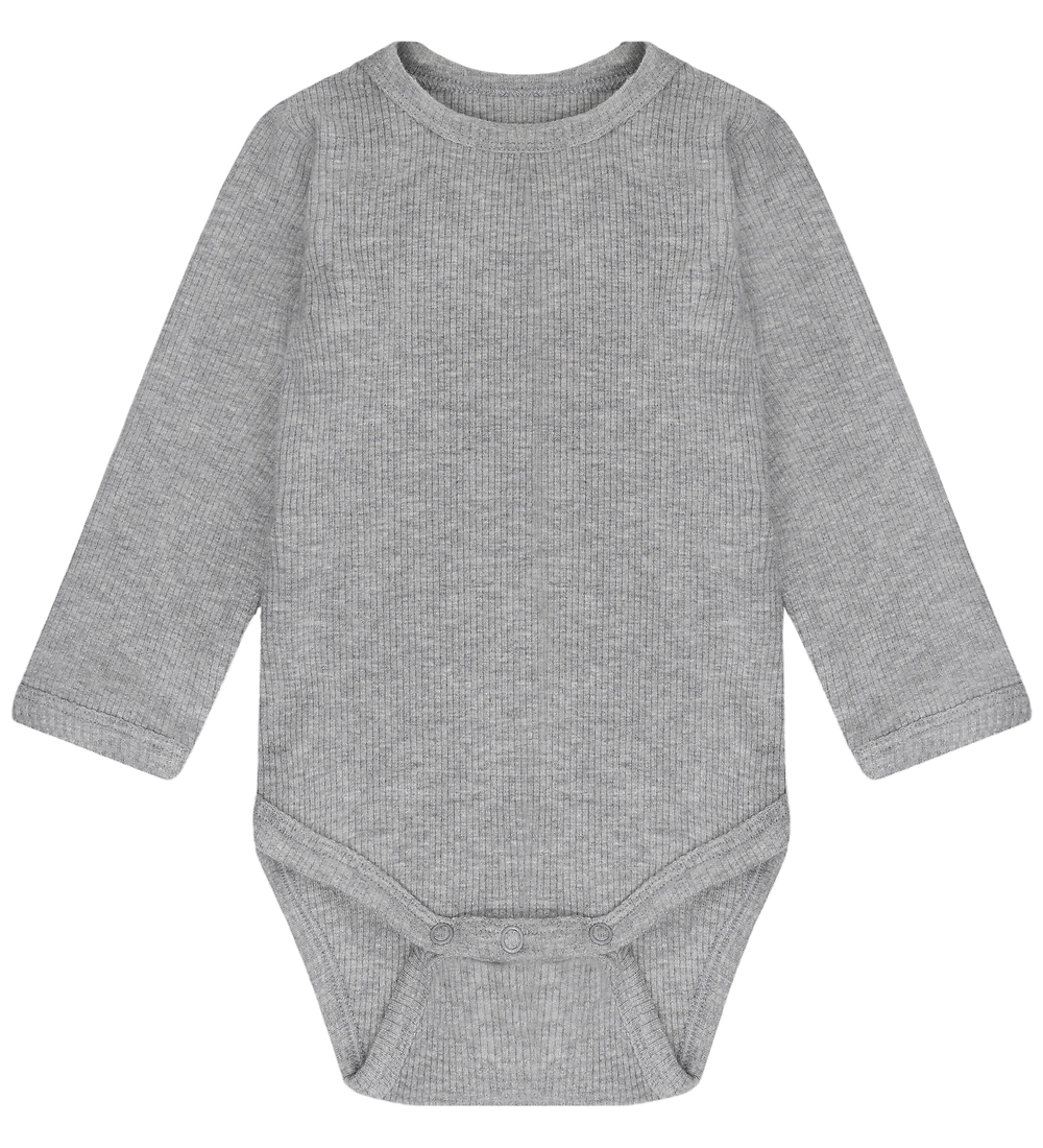 Fixoni Body l/ä - Rib - Flintgrau Melange - Fixoni - 68 - Body L/Ä Fixoni Body l/ä - Rib - Flintgrau Melange - Fixoni - 68 - Body L/Ä von Fixoni