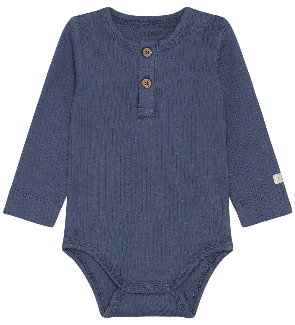 Fixoni Body l/ä - Rib - Modal/Baumwolle - Vintage Indigo - Fixoni - 56 - Body L/Ä Fixoni Body l/ä - Rib - Modal/Baumwolle - Vintage Indigo - Fixoni - 56 - Body L/Ä von Fixoni