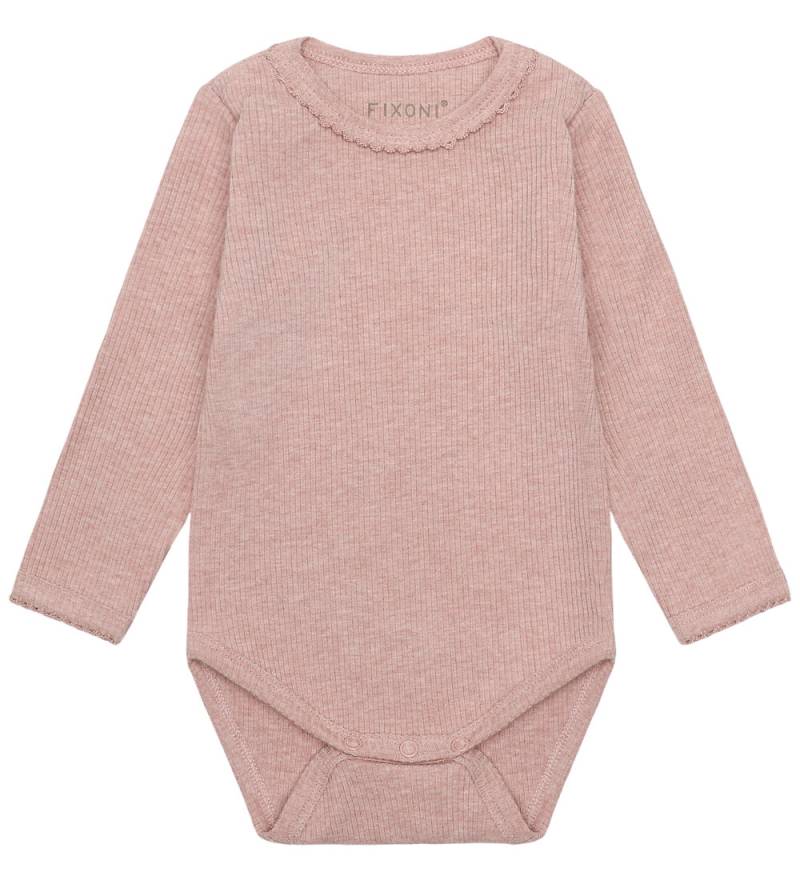 Fixoni Body l/ä - Rib - Pale Mauve Melange - Fixoni - 56 - Body L/Ä Fixoni Body l/ä - Rib - Pale Mauve Melange - Fixoni - 56 - Body L/Ä von Fixoni