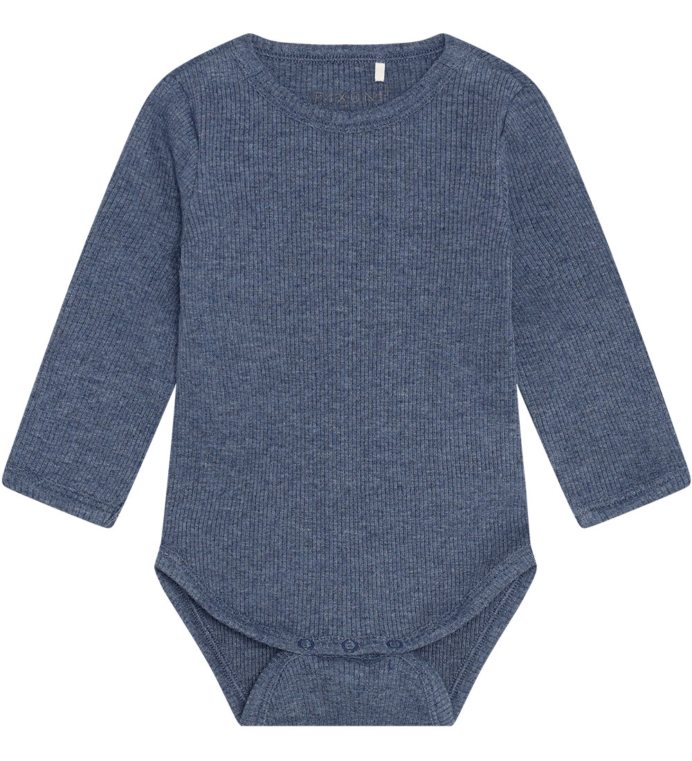 Fixoni Body l/ä - Rib - Vintage Indigo Melange - Fixoni - 74 - Body L/Ä Fixoni Body l/ä - Rib - Vintage Indigo Melange - Fixoni - 74 - Body L/Ä von Fixoni