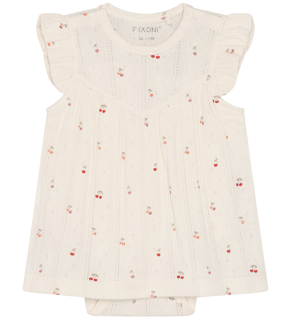 Fixoni Bodykleid - Pointelle - Eierlikör - Fixoni - 2 Jahre (92) - Body K/Ä von Fixoni