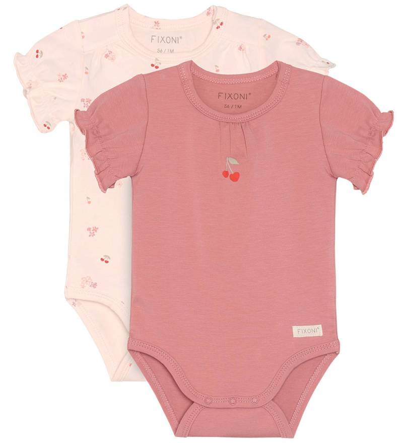 Fixoni Bodys k/ä - 2er-Pack - Dusty Rose - Fixoni - 2 Jahre (92) - Body K/Ä von Fixoni