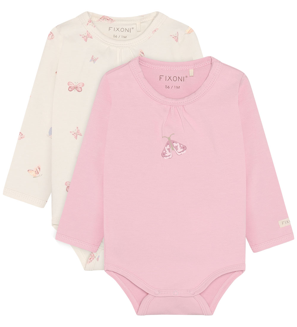 Fixoni Bodys l/ä - 2er-Pack - Gebleicht Mauve - Fixoni - 50 - Body L/Ä Fixoni Bodys l/ä - 2er-Pack - Gebleicht Mauve - Fixoni - 50 - Body L/Ä von Fixoni